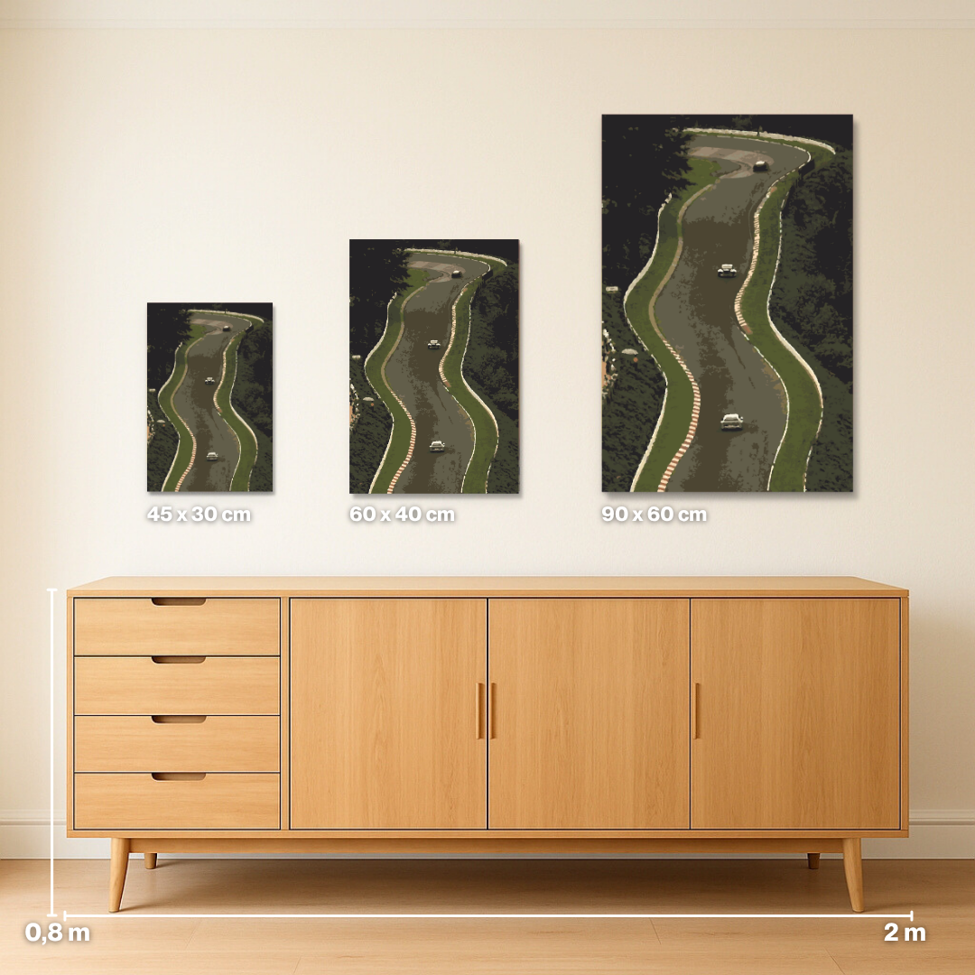 Race - Malen nach Zahlen