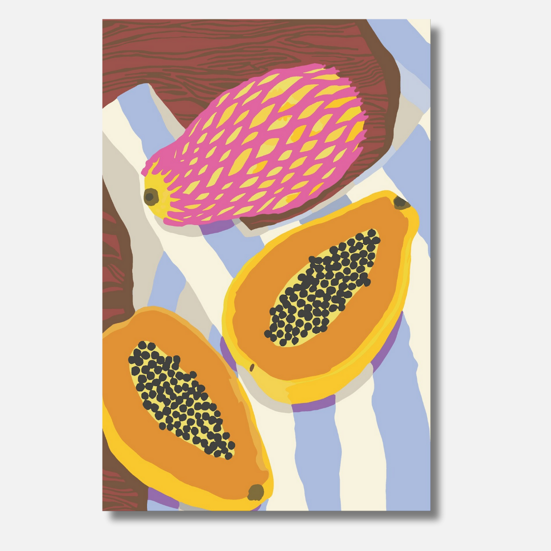 Papaya Paradise - Malen nach Zahlen