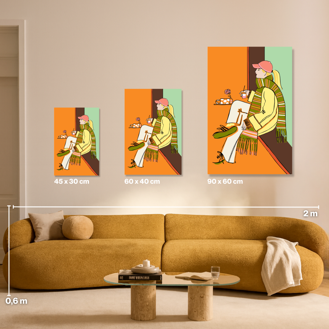 Terrassen geöffnet - Malen nach Zahlen