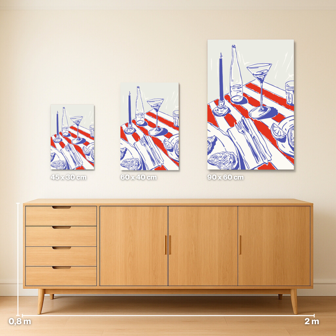 This could be a long night - Malen nach Zahlen