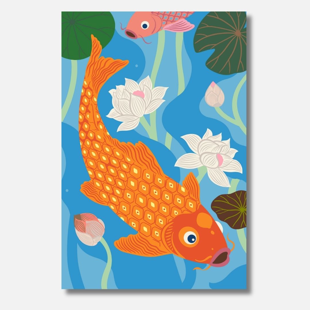 Fische - Malen nach Zahlen