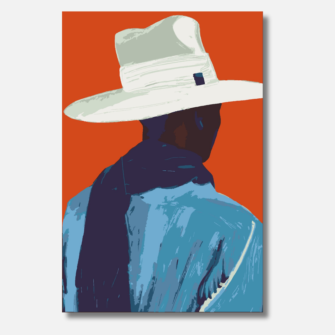 Der Fremde - Malen nach Zahlen