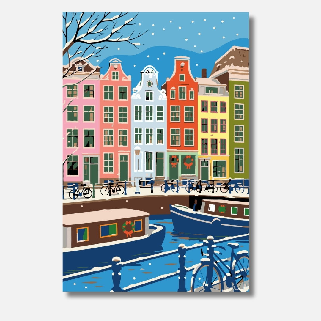 Canalside Christmas - Malen nach Zahlen Adventskalender