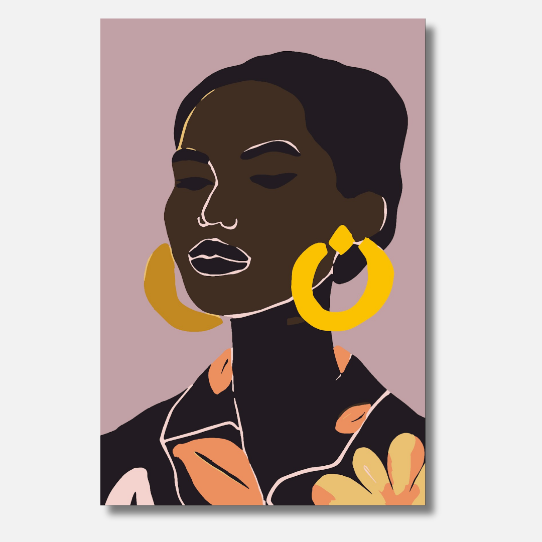 Golden Serenity - Malen nach Zahlen