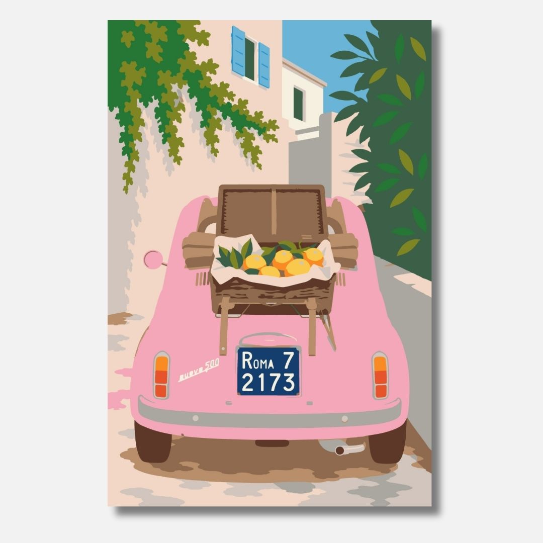 Lemon Delivery - Malen nach Zahlen