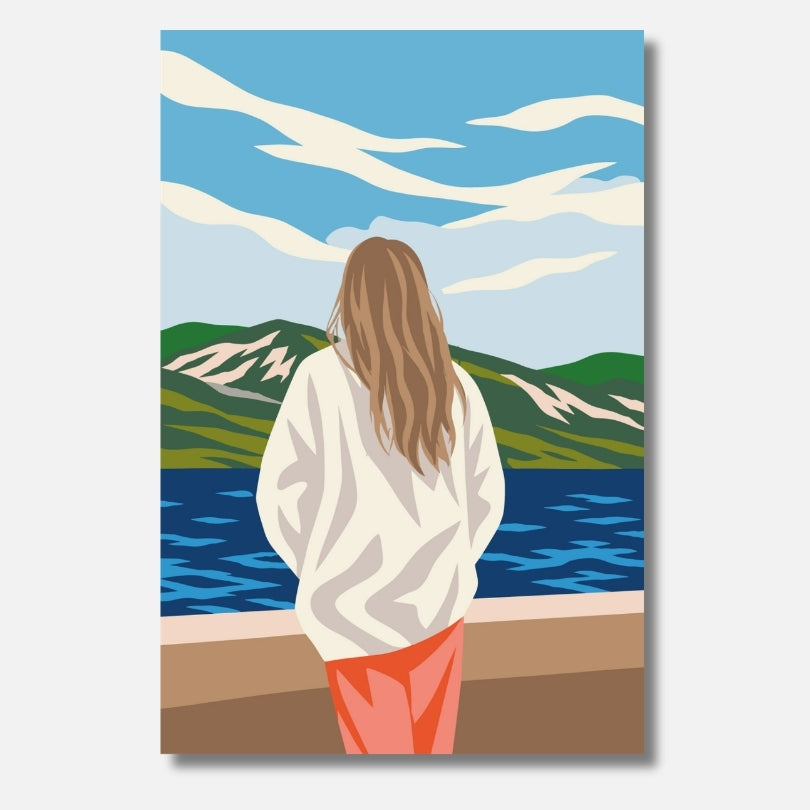 Looking out - Malen nach Zahlen