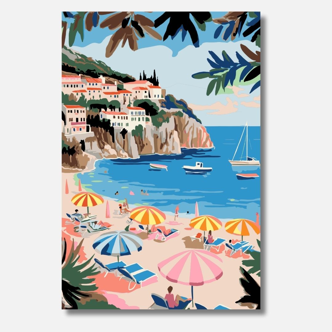 By The Sea - Malen nach Zahlen