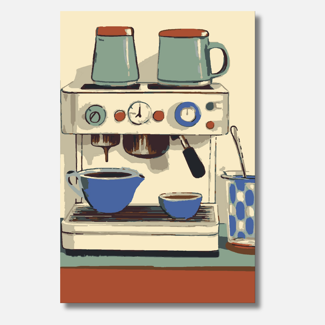 Kaffeepause - Malen nach Zahlen