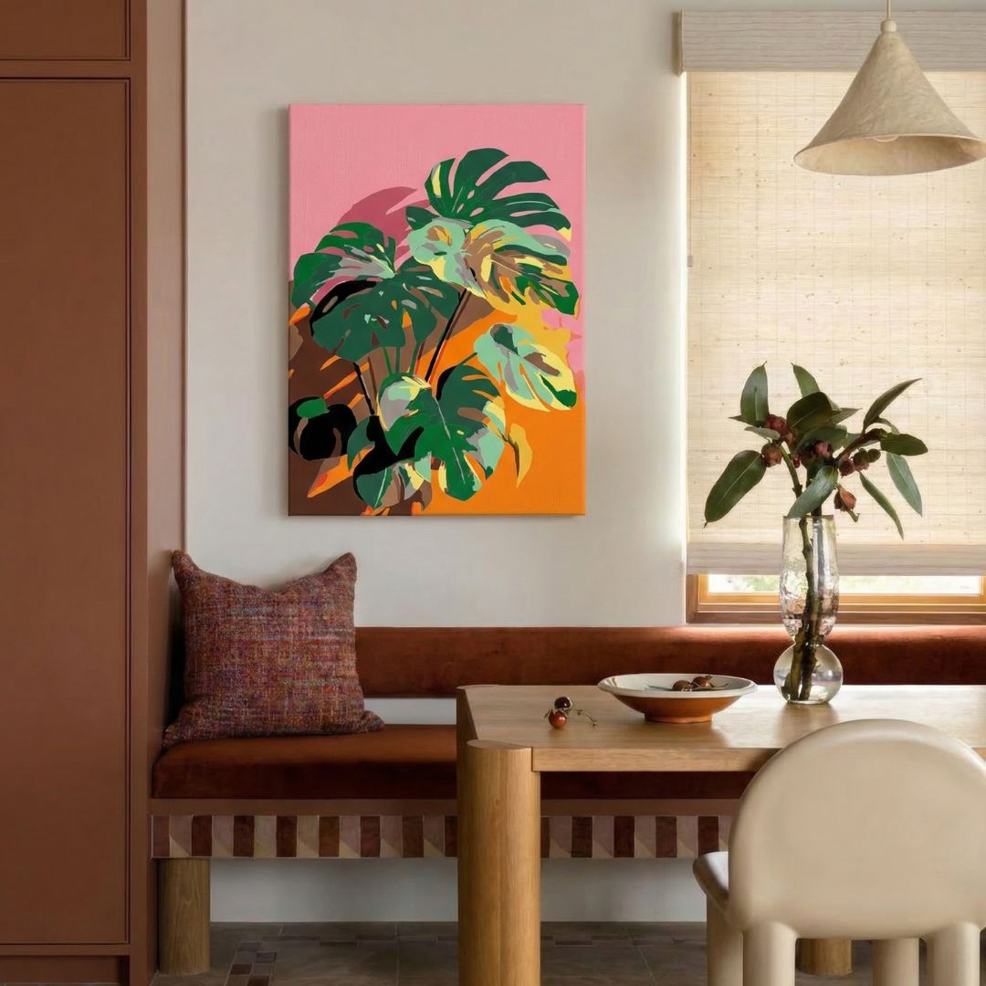 Monstera - Malen nach Zahlen