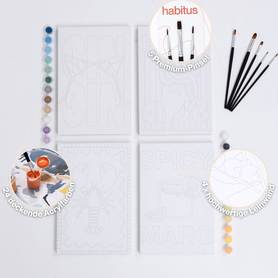 Dinner Party - Ausmalbox