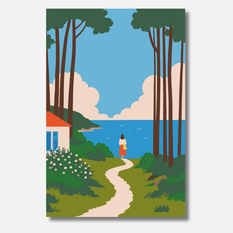 The Way to the Sea - Malen nach Zahlen