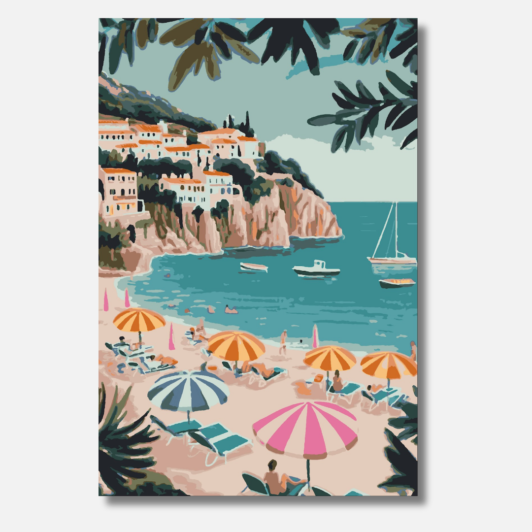 By The Sea - Malen nach Zahlen