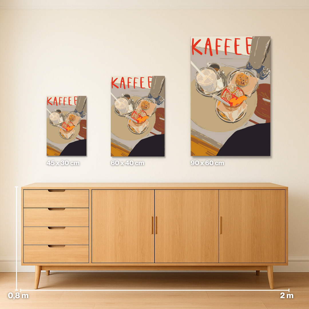 Iced Coffee- Malen nach Zahlen