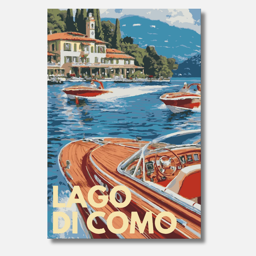 Lago Di Como - Malen nach Zahlen