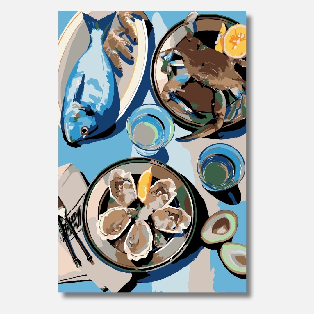 Sea Lunch - Malen nach Zahlen