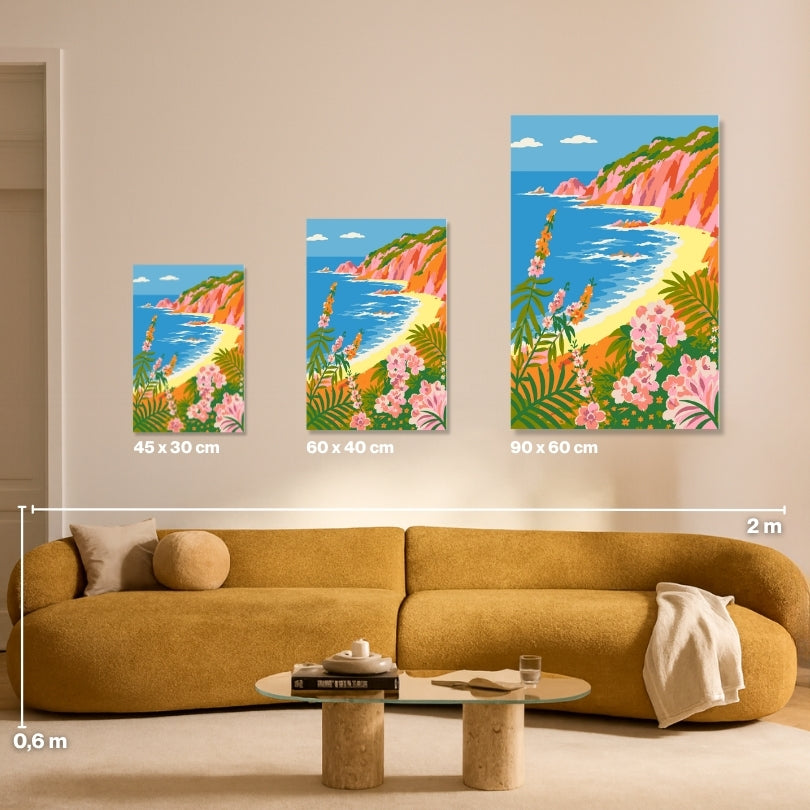 Petals and Cliffs - Malen nach Zahlen