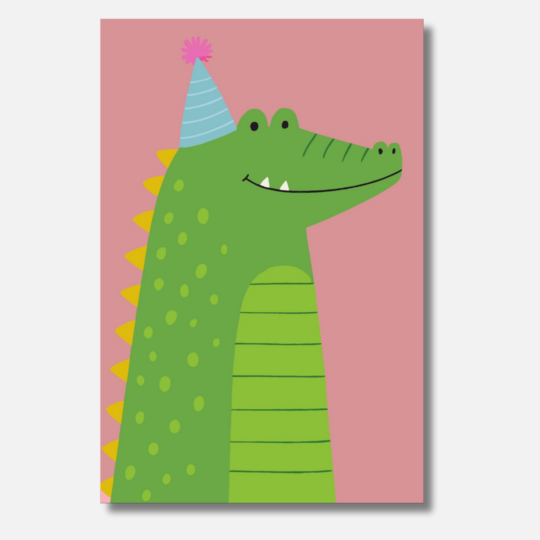 Pink Crocodile- Malen nach Zahlen