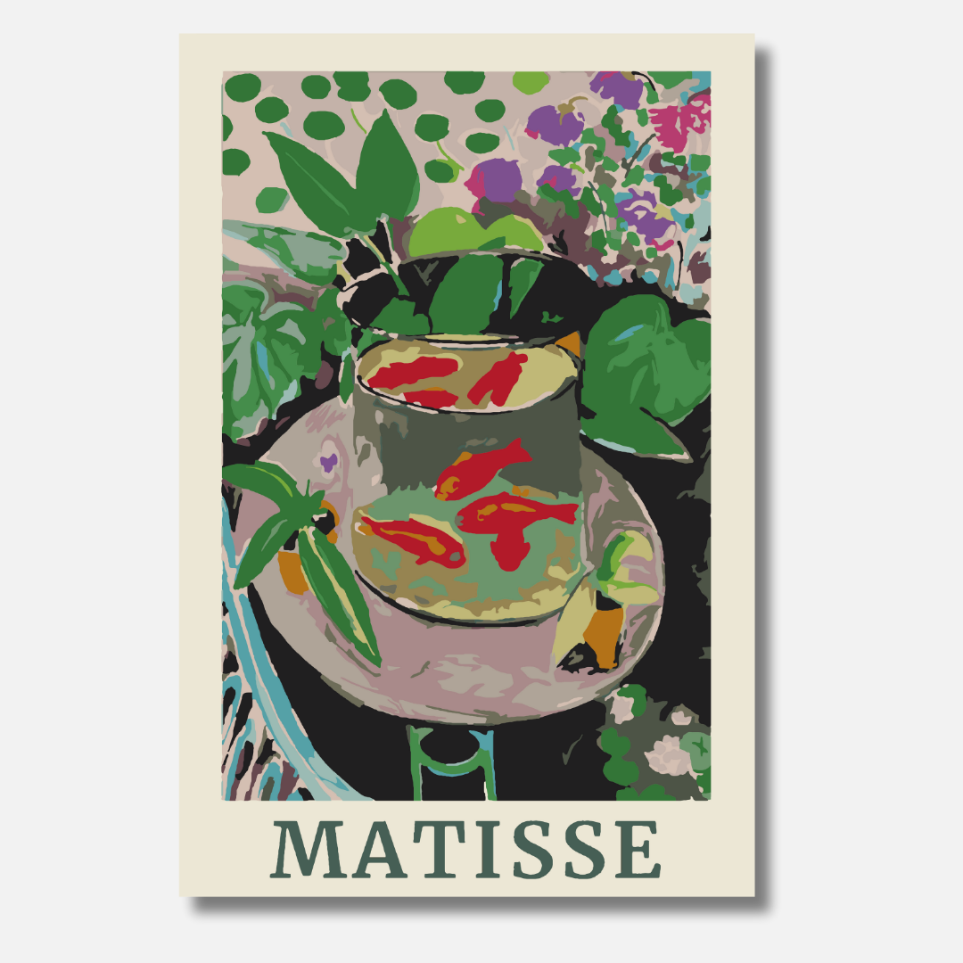 Matisse Fische - Malen nach Zahlen