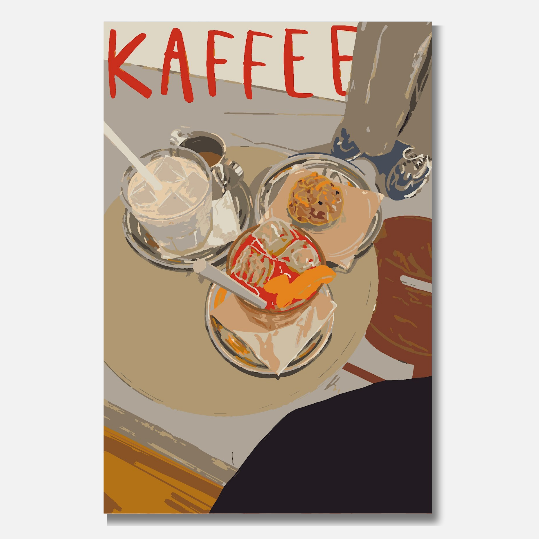 Iced Coffee- Malen nach Zahlen