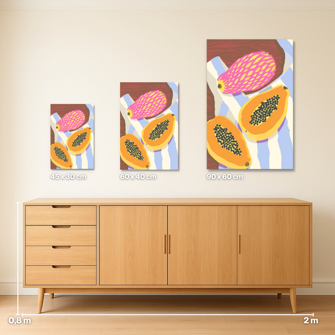 Papaya Paradise - Malen nach Zahlen