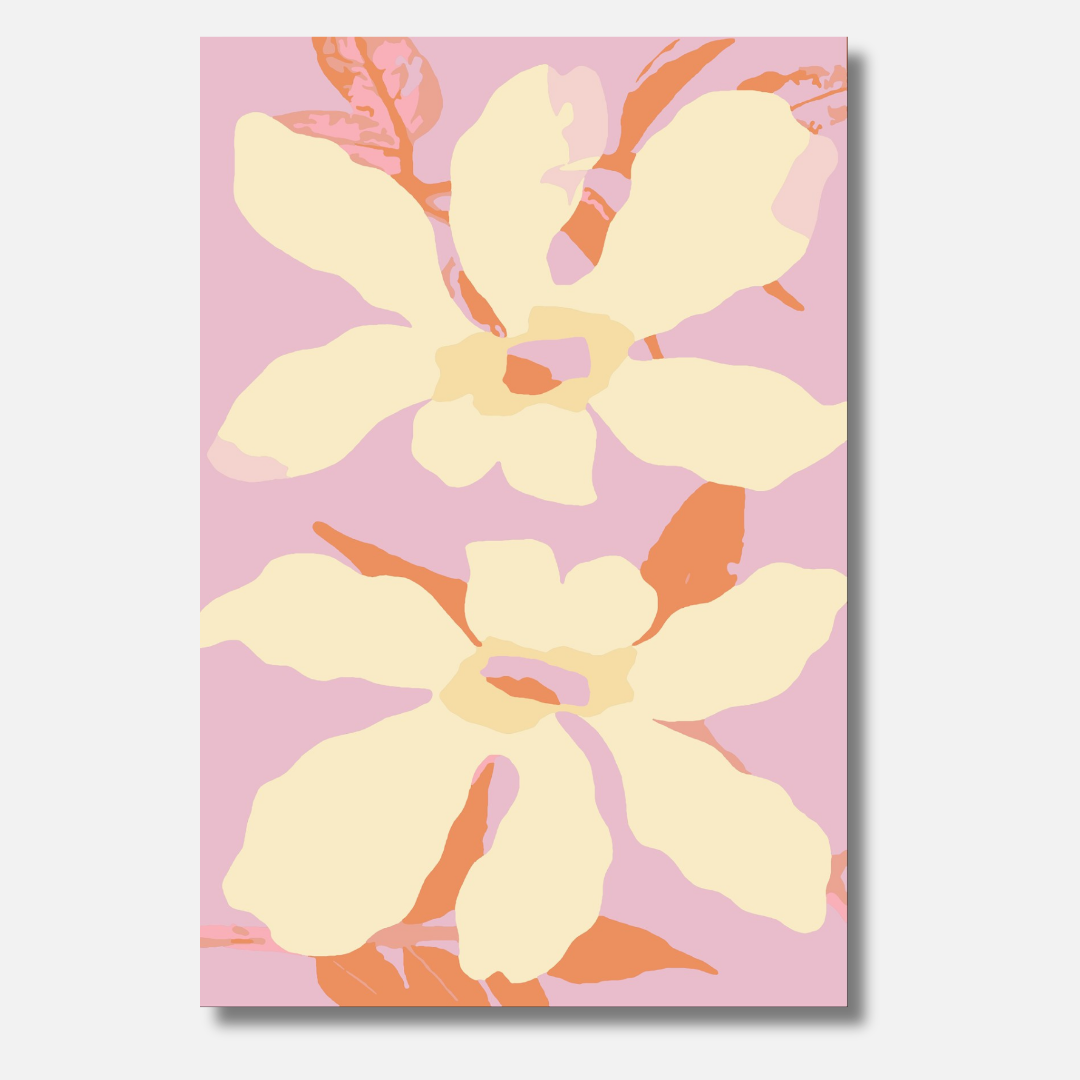 Pink Blossom - Malen nach Zahlen
