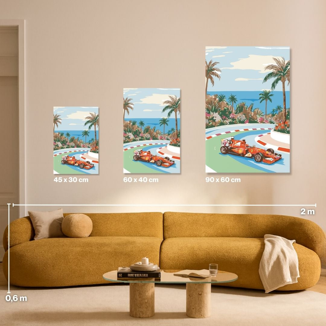 Coastal Curve - Malen nach Zahlen