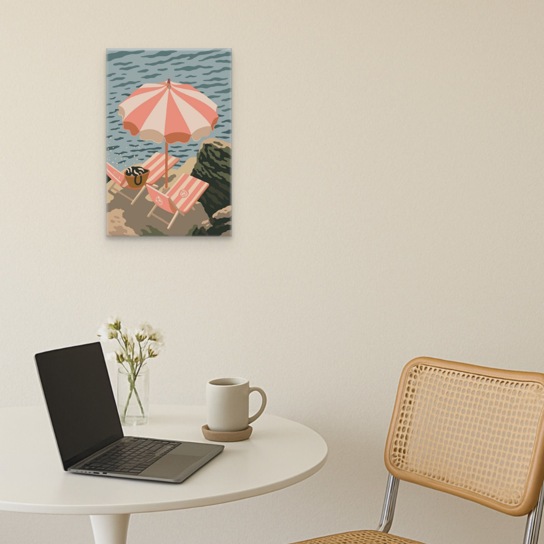 Strandurlaub - Malen nach Zahlen