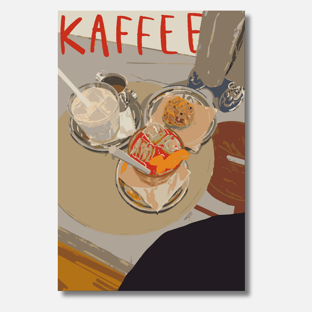 Iced Coffee- Malen nach Zahlen