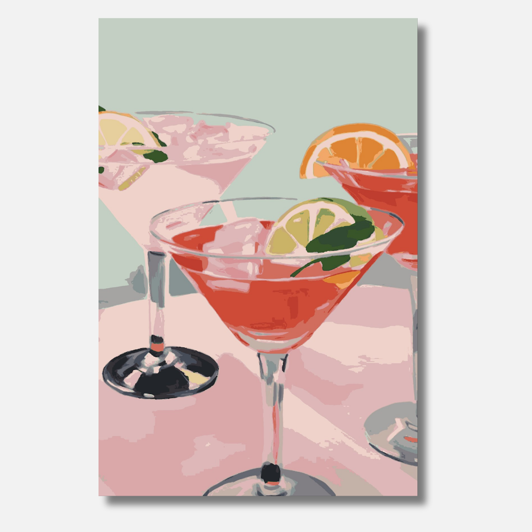 Cocktail Hour - Malen nach Zahlen