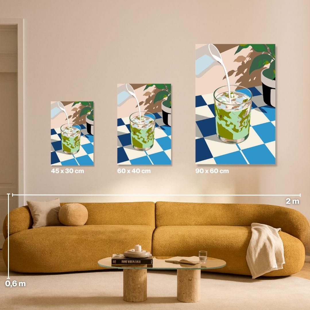 Coconut Matcha - Painting by numbers