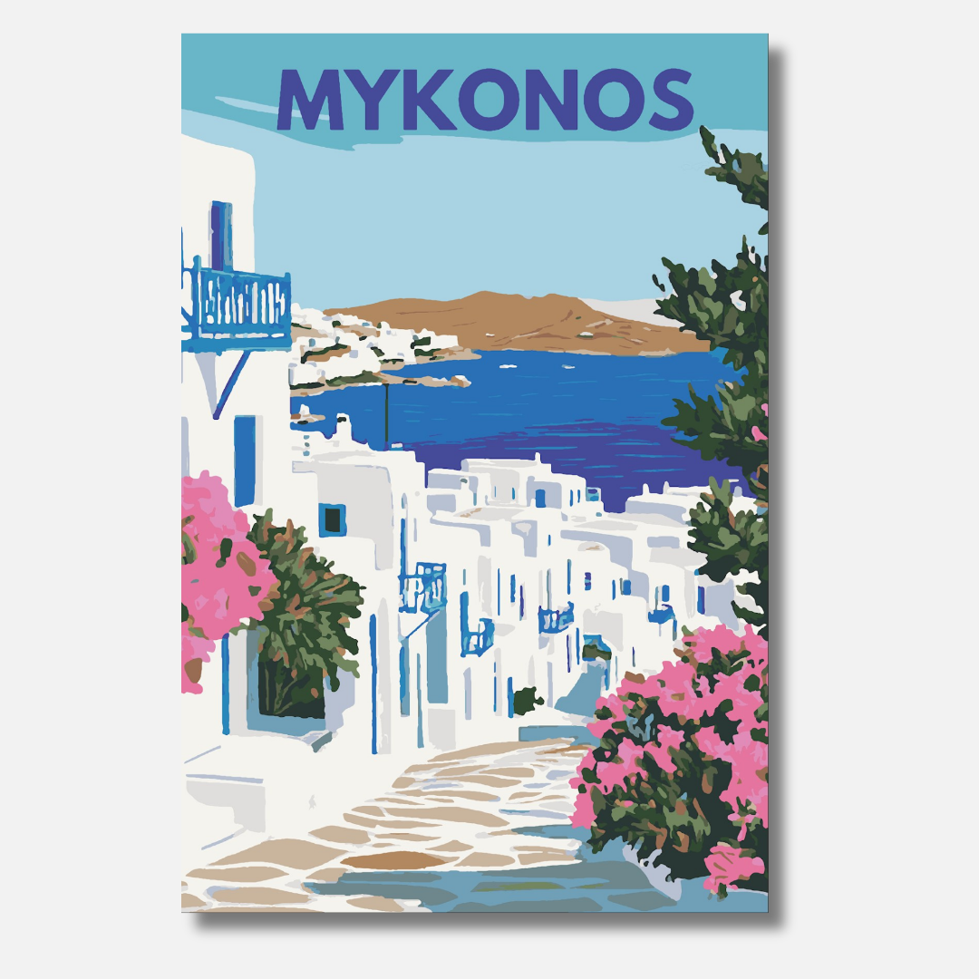 Mykonos - Malen nach Zahlen