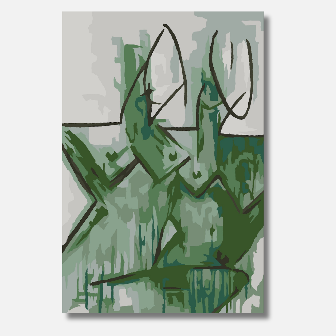 Wanderer - Malen nach Zahlen