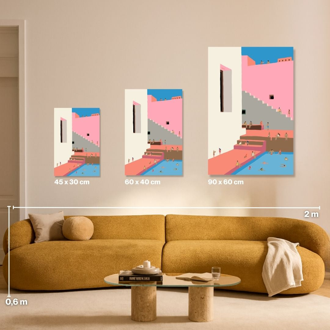 Poolside Steps - Malen nach Zahlen