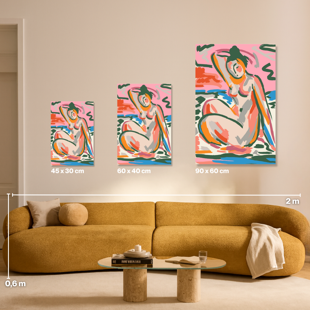 Abstract Woman - Malen nach Zahlen