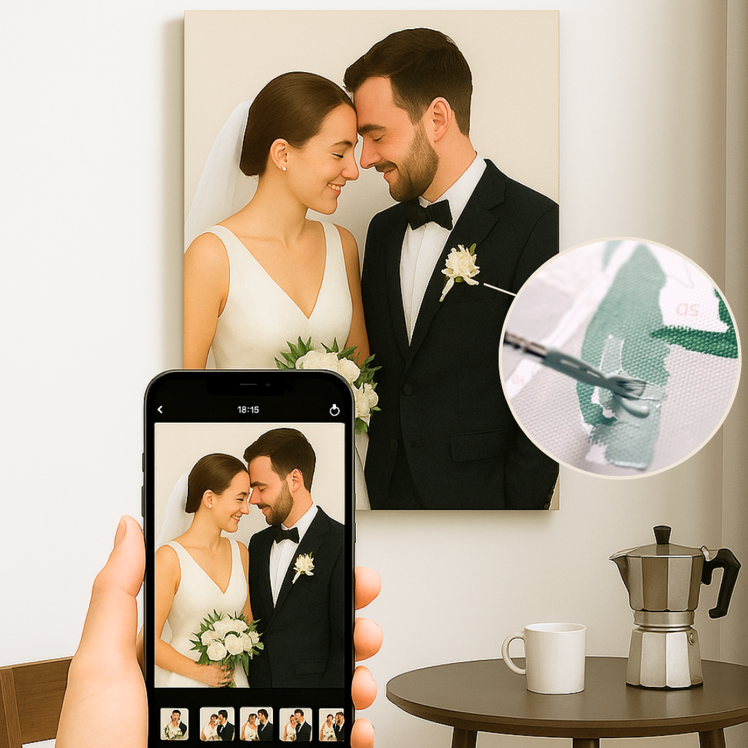 Malen nach Zahlen - eigenes Foto