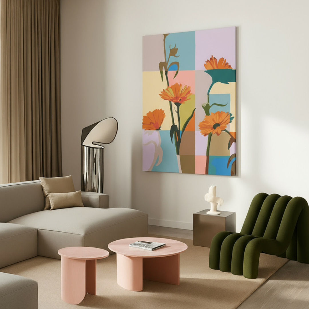 Flower Puzzle - Malen nach Zahlen