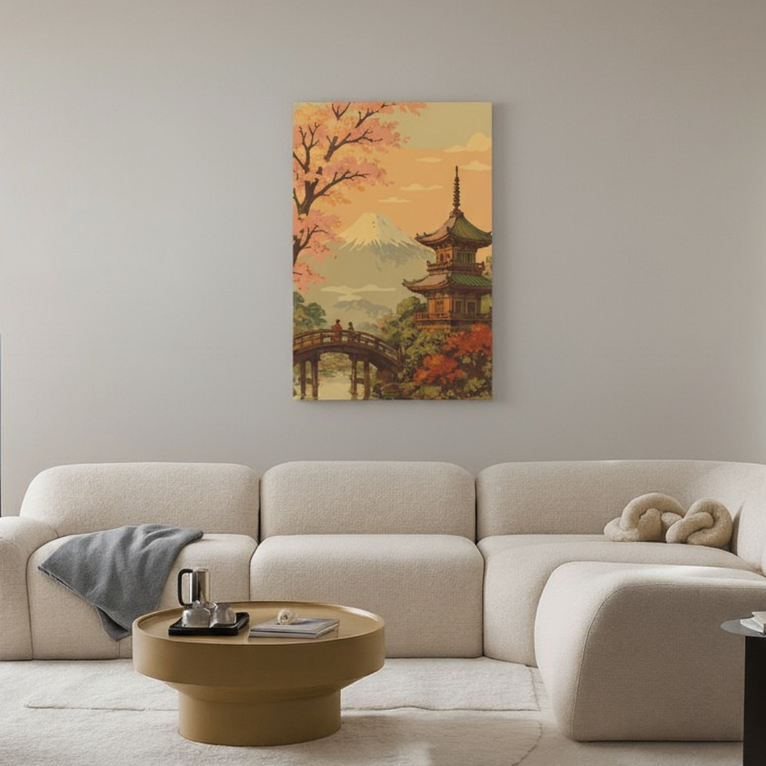 Mount Fuji - Malen nach Zahlen