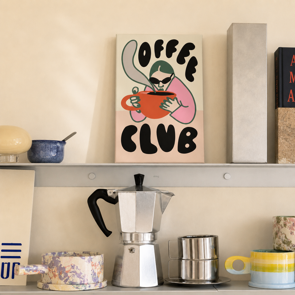 Coffee Club - Mini Malen nach Zahlen