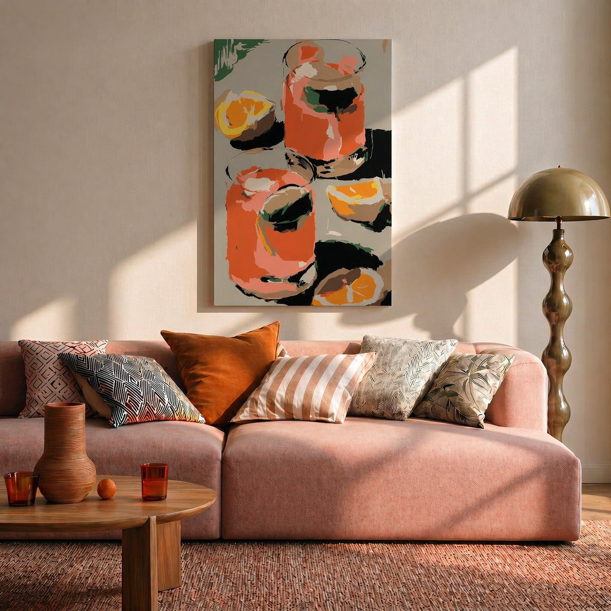 Aperol Sour - Malen nach Zahlen