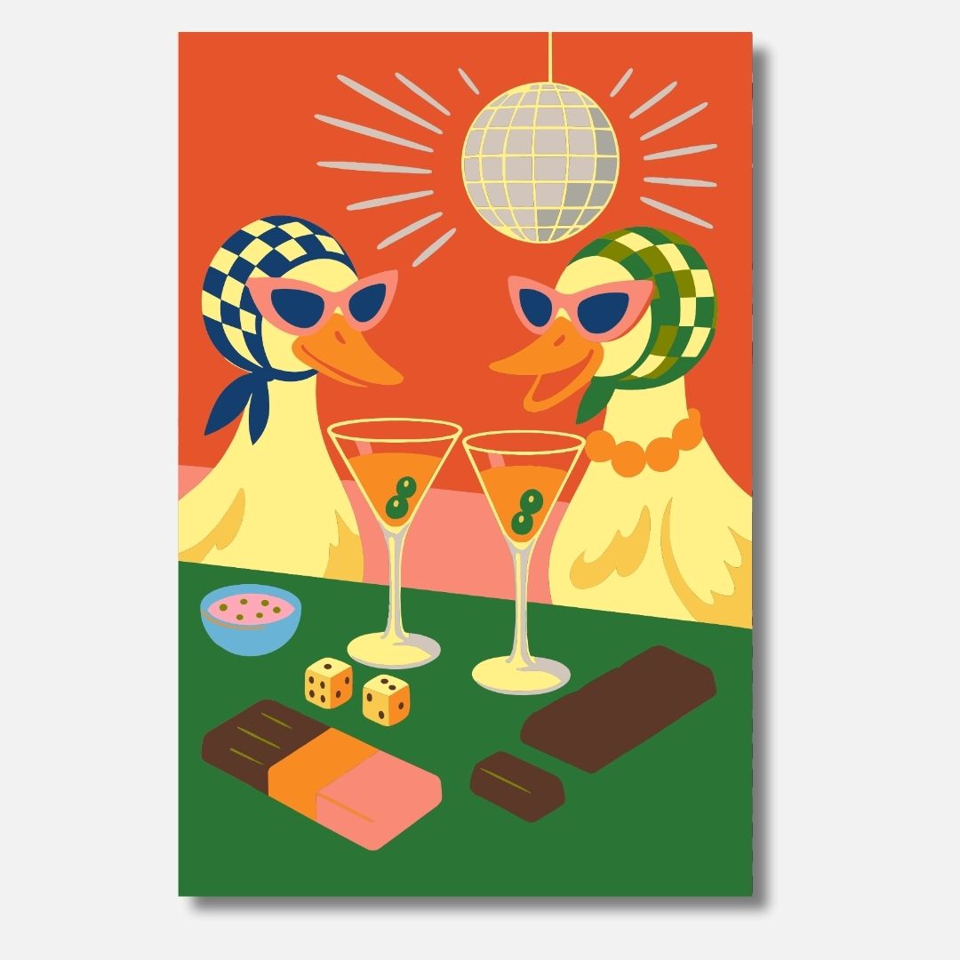 Enten Party - Malen nach Zahlen