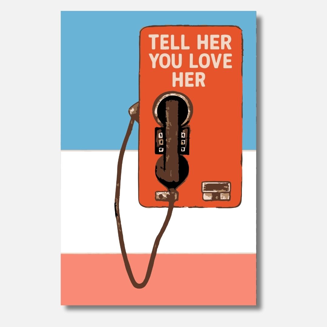 Tell her you love her - Malen nach Zahlen