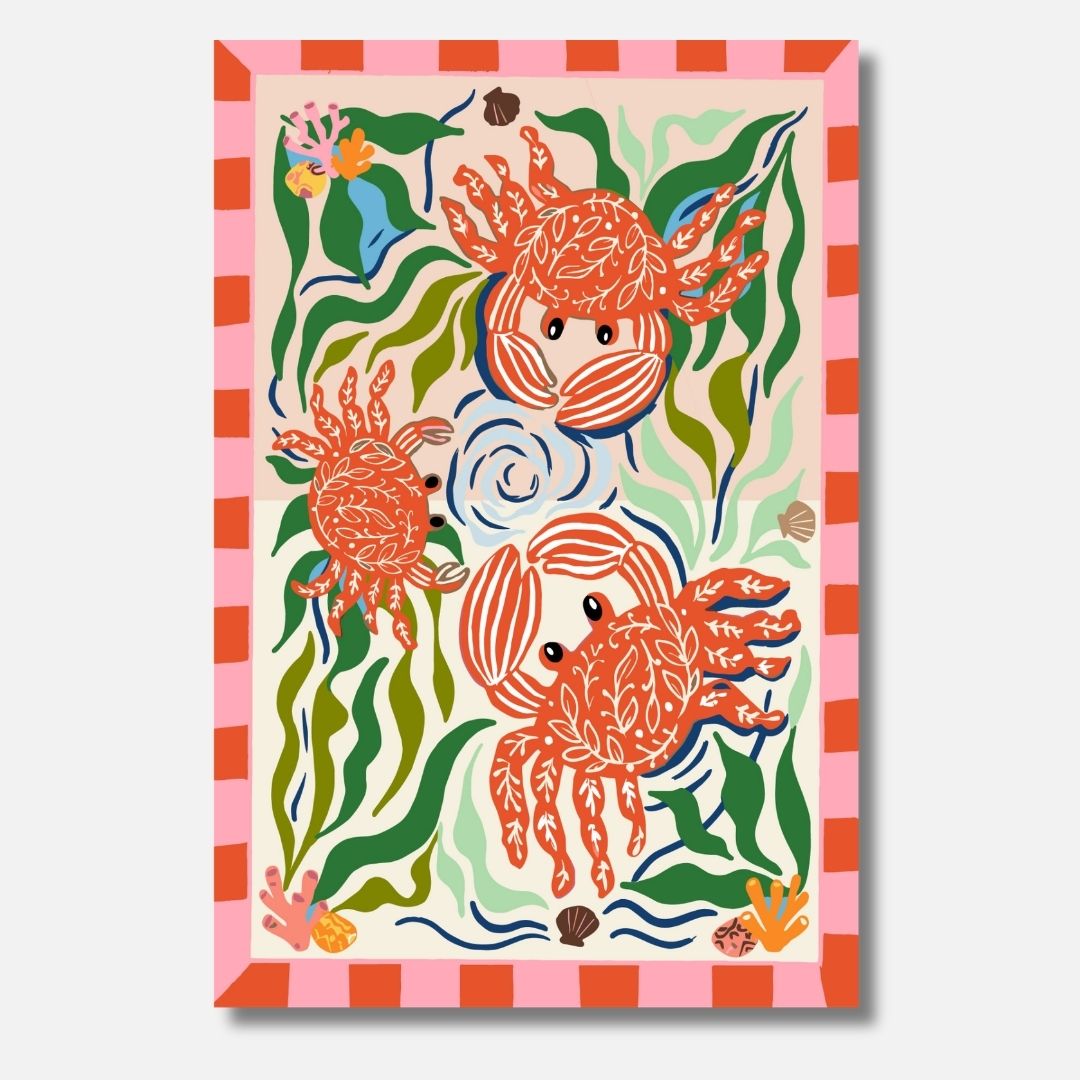 Crab Dance - Painting by numbers