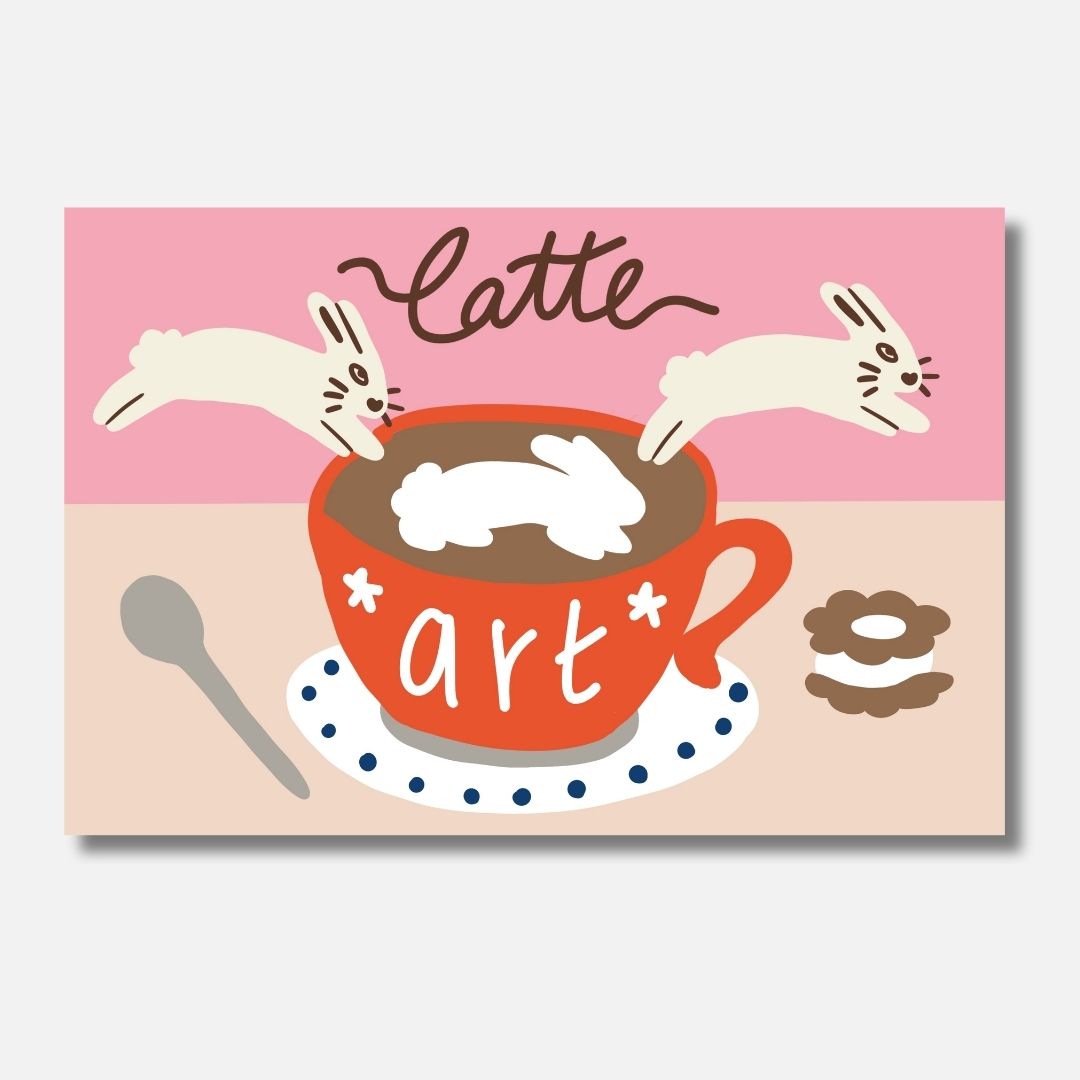 Latte Art - Malen nach Zahlen