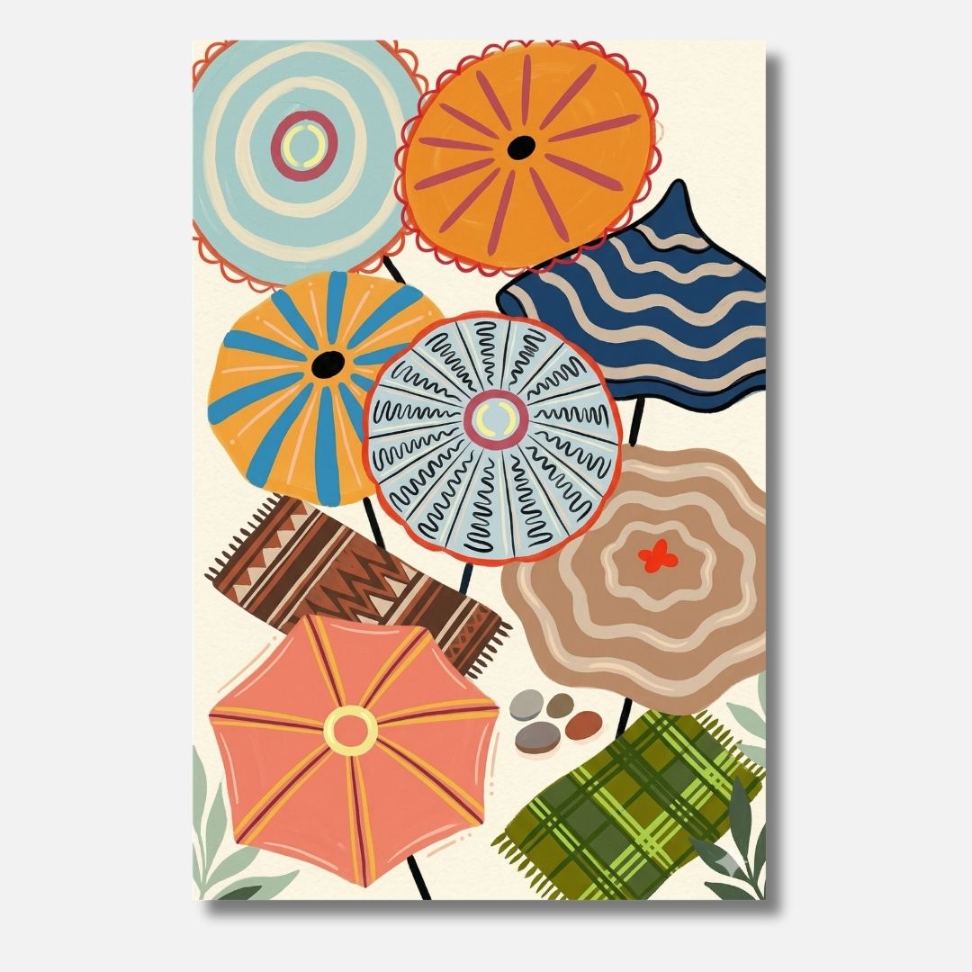 Parasols - Schilderen op nummer