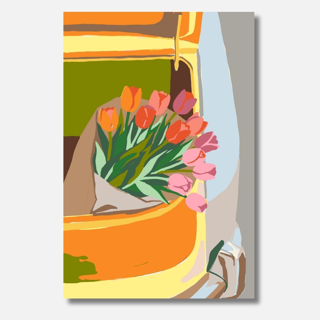 Spring on the Road - Malen nach Zahlen