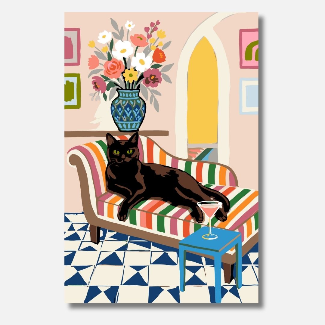 Queen of the Sofa - Malen nach Zahlen