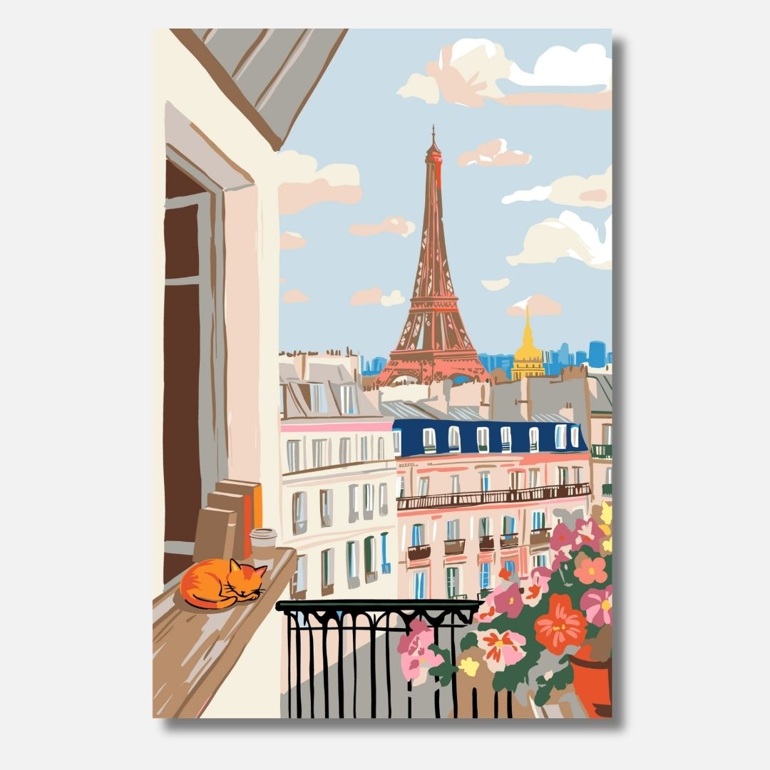 Paris in the Morning - Malen nach Zahlen