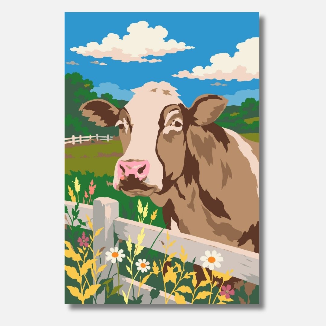 Country Morning - Malen nach Zahlen