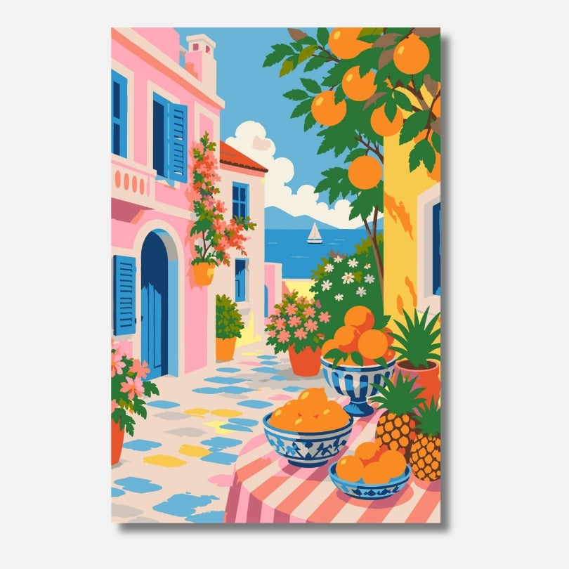 Citrus Lane - Malen nach Zahlen