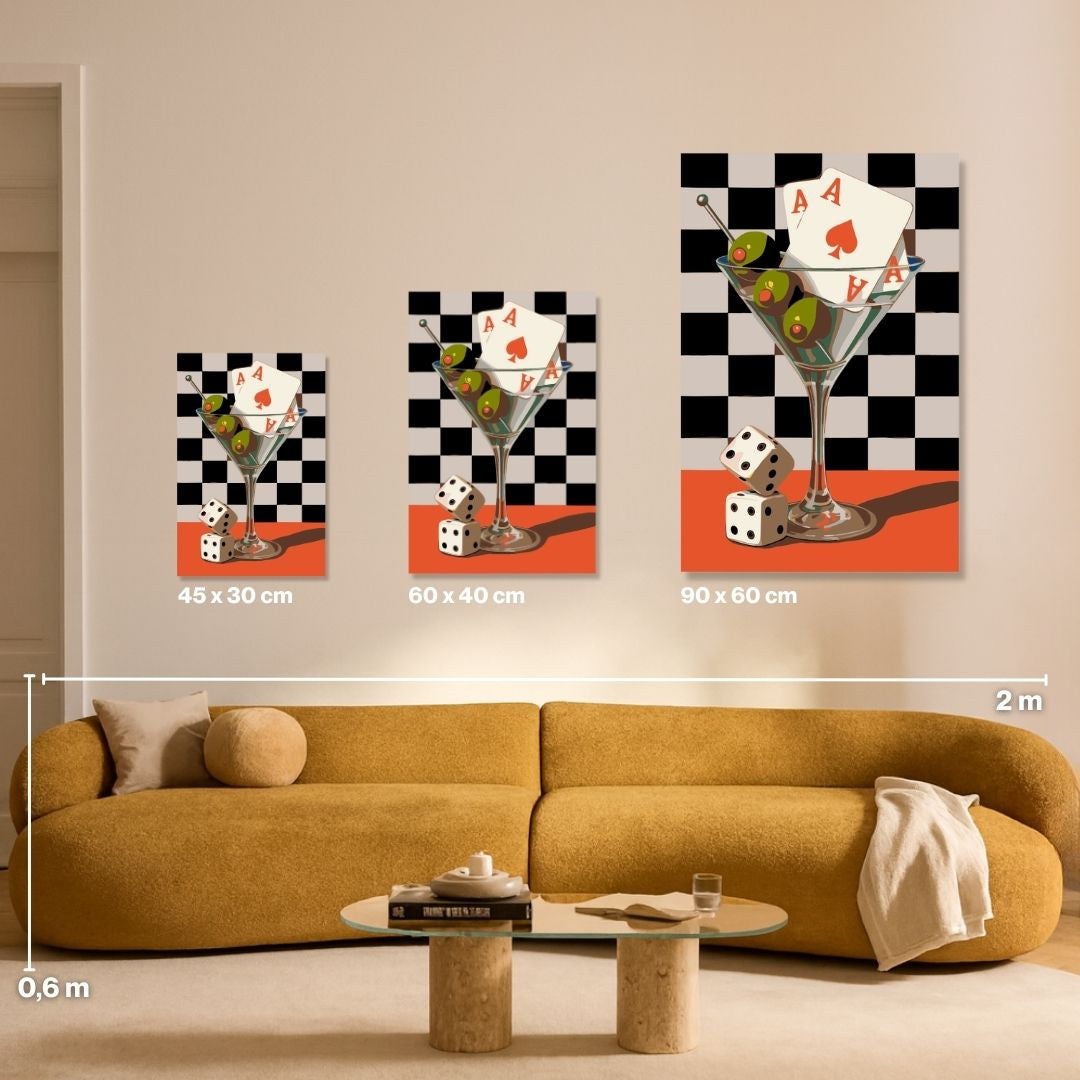 Martini Game - Malen nach Zahlen